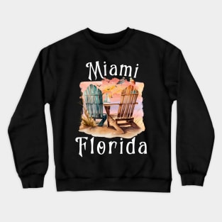 Miami Florida Crewneck Sweatshirt